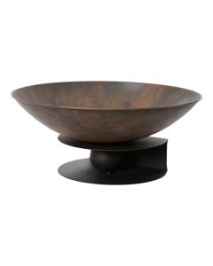 Deep barbecue, 58x58xH26cm, rust color, metal body