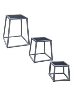 Power box, Amila, 3 boxes, 38x33x31 cm, 45x35x46 cm, 53x38x61 cm, metal