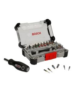 Adapter set and 42 screwdriver bits, Bosch