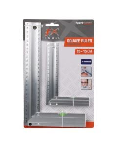 Set of rulers, squad, FX Tools, aluminum, 150 and 250 mm