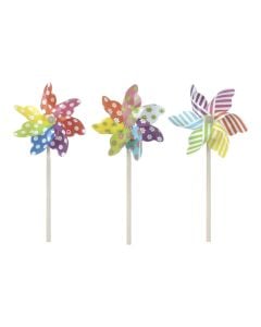 Fun toy for children, Windmill, Ø47 cm, polypropylene, mixed colors