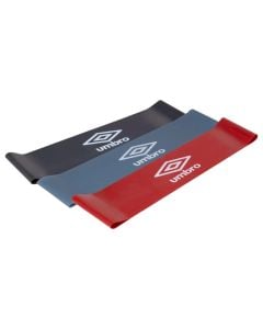 Resistance Band Set, Umbro, 3 pieces, Light, Medium, Heavy