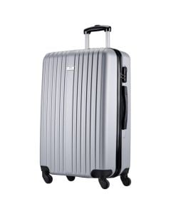Travel suitcase, Slazenger, ABS, 26", W27 x D48 x H72 cm, grey color
