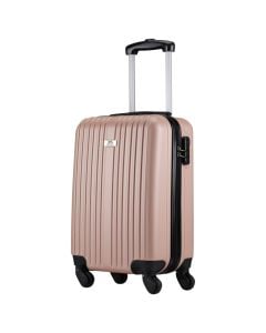 Travel suitcase, Slazenger, ABS, 18", W22 x D35 x H52 cm, rose gold color