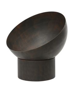 Deep barbecue, 50x50xH50cm, dark brown, metal body
