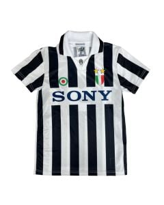 Juventus jersey, Retro, for adults, size S, black and white