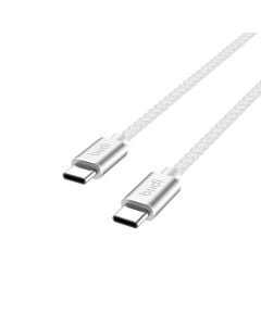 Charging plug, Budi, TT15W, Type C-Type C, 65W, 150 cm, white