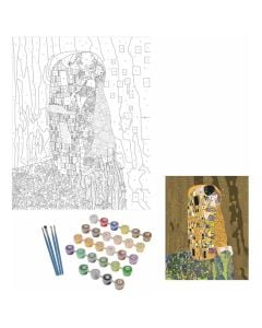 Coloring set, Seurat, "The Kiss", 40x50 cm, paint by number