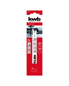 Sabre saw blade, KWB, 153 mm, for cutting metal