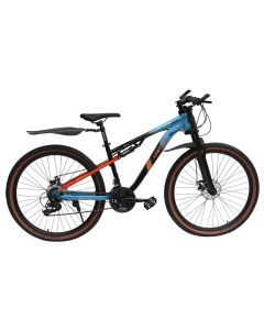 Adult bicycle, Shwenda, 27.5", black with blue color