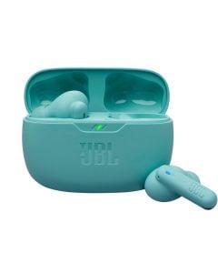 Wireless headphones, JBL, Wave Beam 2, Smart Ambient technology, deep bass, 40 h, IP54, blue color