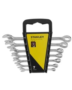 Professional wrench set, Stanley, Fiso-Poligon, 8-10-12-13-14-17-19 mm, Cr-V