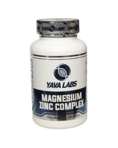 Supplement, Yava Labs, Magnesium Zinc Complex, 60 capsules