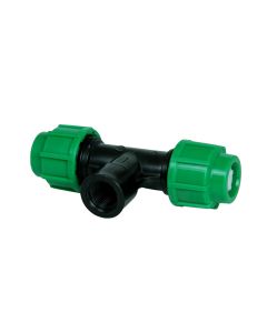 Tee connection female 25x3/4"25 PN 10