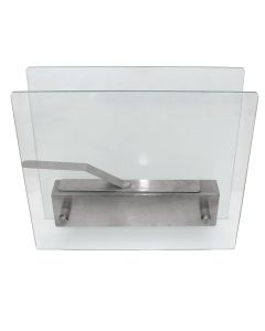 Ethanol Fireplace Steel frame with Glass FD47 30x10x35cm