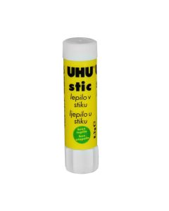 Glue stick, UHU, plastic, 8.2 g, yellow, 1 piece
