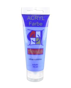 Acrylic paint Amaya 75ml Ultramarinblau