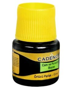 Opaque glass&ceramic paint 45ml Black