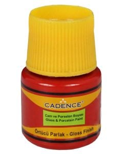 Opaque glass&ceramic paint 45ml strawbarry red