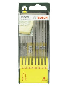 Jig saw blade for metal and wood, Bosch, 8 pc