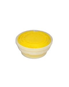 Plastic tapes, per container, 5-10 lt, yellow-white