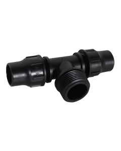 Tee male threaded 20x1"x20 PN 6