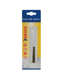 Metal drill bit, Brixo, HSS-Cobalt, 2 mm, 3 pc