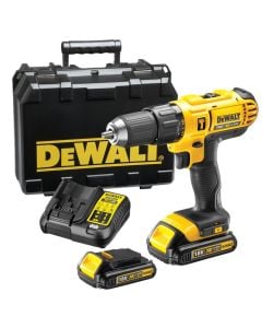 Cordless drill with battery, Dewalt, 18 V, 1500 rpm