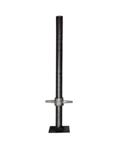 Scaffold adjustable leveling leg 0.7m, 12x12cm