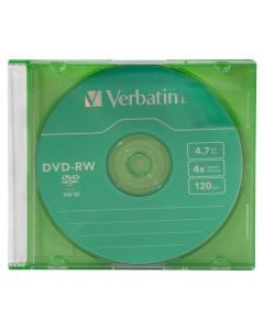 DVD-RW 4x Verbatim 4.7GB SC color