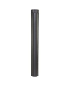 Flue Pipe Stove Black Matt Ø120 - 1m