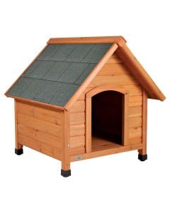 Kennel for dog, Trixie, 83 x 87 x 101 cm, pine, with red roof