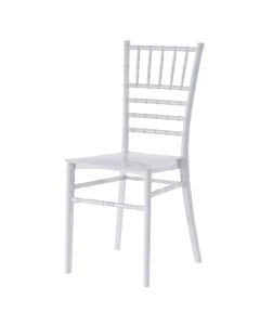 Wedding chair, white color, 41.2x49.7xH88 cm