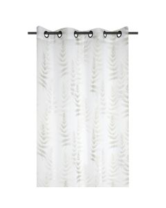 Ulysse net curtain with rings , 100% polyester, natural, 140x260 cm