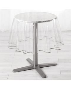 Tablecloth, PVC, transparent, Dia. 180 cm
