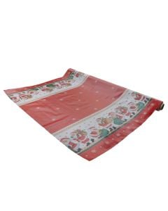 Tablecloth, PVC, red, 140 cm