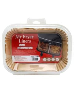 Disposable paper for frying, non-stick, rectangular, 22x14x4.5 cm