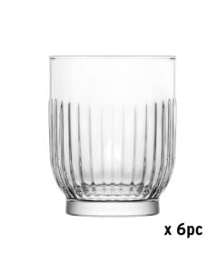 Tokyo soft drink glass (PC6), glass, transparent, 330 cc, Dia. 7.9 x H 9 cm