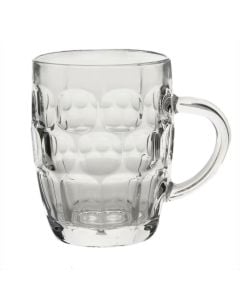 Beer glass, glass, transparent, 280 cc, Dia. 11.7 x H 9.6 cm