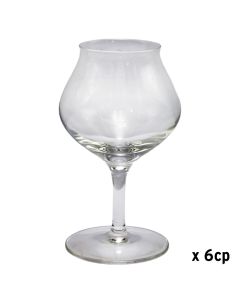 Rhum glass, glass, transparent, 170 cc, Dia. 7.5 x H 12.7 cm