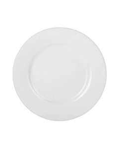 Everyday dessert plate, porcelain, white, Dia. 19 x H 1.6 cm