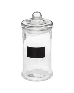 Candy holder, glass, transparent, 1.6 L / Dia. 13.1  x  H. 28 cm