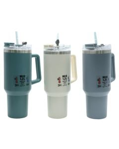 Flask, stainless steel, assorted colors, 1.2 L / Dia. 10 x  H. 26.3 cm