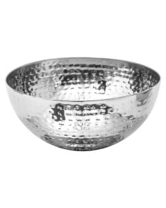 Salad bowl, stainless steel, silver, Dia. 28.5  x  H. 12.5 cm