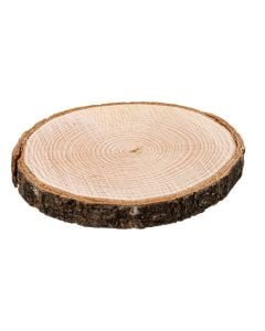 Coaster for glasses (PK6), wood, natural, Dia. 10  x  H. 4.5 cm
