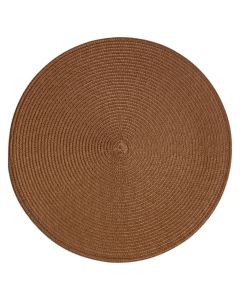 Tablecloth, polypropylene, coffee, Dia. 38  x  H. 0.1 cm