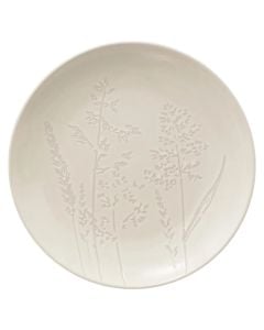Dessert plate, ceramic, white, Dia. 19.1  x  H. 2.3 cm