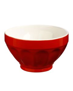 Bowl, ceramic, red, 60 cc / Dia. 14.4 x  H. 9 cm