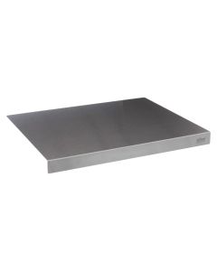 Kneading board, stainless steel, grey, 50 x 40 x  H. 4 cm