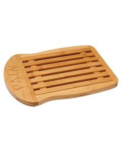 Bread cutter, bamboo, beige, 34 x 26 x  H. 2 cm